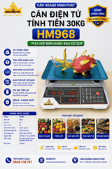 Bán hoa quả, trái cây khoảng 30kg nên dùng cân gì?