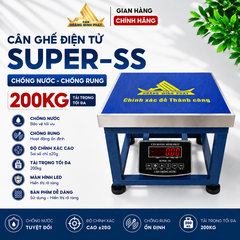 Cân Ghế Điện Tử SUPER-SS 200KG Led Đỏ Chống Nước