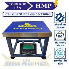 Cân ghế điện tử SUPER-SS 350kg led xanh chống nước. Thương hiệu Cân Hoàng Minh Phát - Khung ghế rẻ