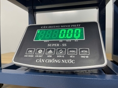 Cân ghế điện tử SUPER-SS 100kg led xanh chống nước. Thương hiệu Cân Hoàng Minh Phát - Khung ghế rẻ