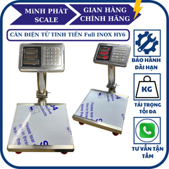 Cân bàn điện tử Full INOX 30KG HY6. Phím Tiếng Việt