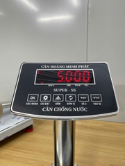 Cân điện tử INOX 60kg chống nước SUPER-SS led đỏ