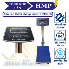 Cân cột điện tử INOX 200KG SUPER-SS led đỏ