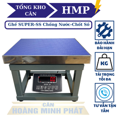 Cân Ghế Điện Tử 150kg SUPER-SS | Chống Nước, Chốt Số, LED Đỏ Chính Xác