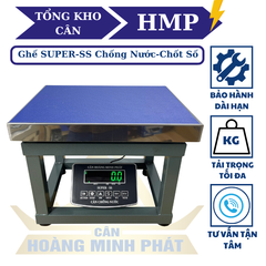 Cân Ghế Điện Tử 200kg SUPER-SS | Chống Nước, Chốt Số, LED Xanh Chính Xác