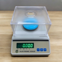 Cân điện tử 3 số lẻ JCS-C 0.001g/300g - kèm lồng kính chắn gió