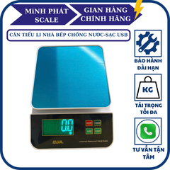 Cân tiểu li điện tử 3KG QUA Chống Nước - Sạc USB