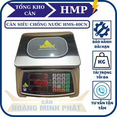 Cân tính tiền điện tử 30kg SIÊU CHỐNG NƯỚC HMS-40CN Thương Hiệu CÂN HOÀNG MINH PHÁT. Cân hải sản. Phím Tiếng Việt