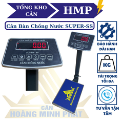 Cân bàn điện tử 150KG SUPER-SS led đỏ - Phím Tiếng Việt - Cân Động Vật Chốt số