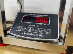Cân ghế điện tử 80KG Full INOX Chống nước Chốt số SUPER-SS led đỏ