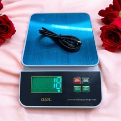 Cân tiểu li điện tử 3KG QUA Chống Nước - Sạc USB