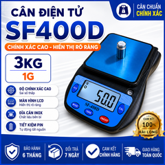 Cân điện tử SF400D 3kg x 0.1g, chính xác tới 1% gram