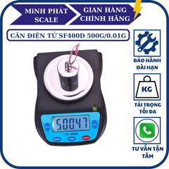 Cân tiểu ly để bàn 500g x 0.01g SF-400D,chính xác tới 1% gram