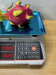 Cân Điện Tử Tính Tiền 30kg HM968 | Mâm INOX, Phím Tiếng Việt | Cân Rau Củ, Thực Phẩm