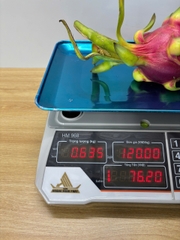 Cân Điện Tử Tính Tiền 30kg HM968 | Mâm INOX, Phím Tiếng Việt | Cân Rau Củ, Thực Phẩm