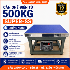 Cân ghế điện tử 500KG chống nước, chốt số SUPER-SS led đỏ