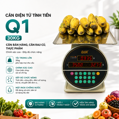 Cân Điện Tử Tính Tiền 30kg Q1 | Cân Bán Hàng, Thực Phẩm Chính Xác Cao