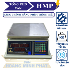 Cân Điện Tử Tính Tiền 30kg QUA832 | Chống Nước, Phím Tiếng Việt | Cân Bán Hàng