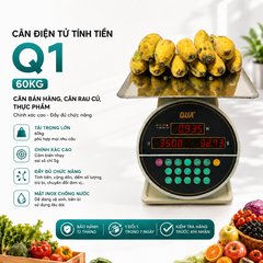 Cân Điện Tử Tính Tiền 60kg Q1 | Cân Bán Hàng, Thực Phẩm Chính Xác Cao