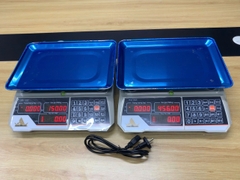 Cân điện tử tính tiền 30KG tiếng việt HM968. Thương Hiệu CÂN HOÀNG MINH PHÁT. Đĩa cân INOX. Cân hàng rau củ quả