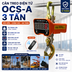Cân treo điện tử 3 TẤN OCS-A. HÀNG CHÍNH HÃNG - Kèm Điều Khiển Từ Xa