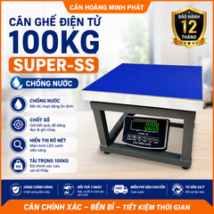 Cân Ghế Điện Tử 100kg SUPER-SS | Chống Nước, Chốt Số, LED Xanh Chính Xác