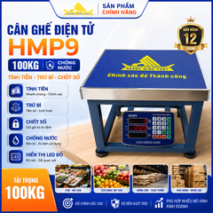 Cân Ghế Điện Tử 100kg HMP9 | Tính Tiền, Chống Nước, Chốt Số | Tiếng Việt