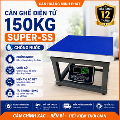 Cân Ghế Điện Tử 150kg SUPER-SS | Chống Nước, Chốt Số, LED Xanh Chính Xác