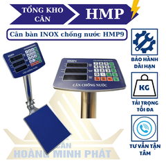 Cân bàn điện tử 150kg HMP9 INOX chống nước. Thương hiệu Cân Hoàng Minh Phát