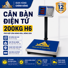 Cân điện tử 200KG H6 - CÂN HOÀNG MINH PHÁT