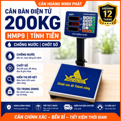 Cân Bàn Điện Tử 200KG HMP9 Chống Nước, Chốt Số