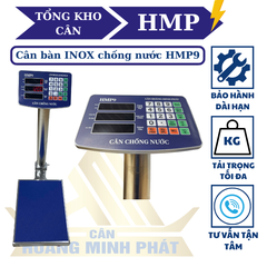 Cân bàn điện tử 200kg HMP9 INOX chống nước. Thương hiệu Cân Hoàng Minh Phát
