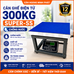 Cân Ghế Điện Tử 300kg SUPER-SS | Chống Nước, Chốt Số, LED Xanh Chính Xác