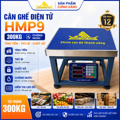 Cân Ghế Điện Tử 300kg HMP9 | Tính Tiền, Chống Nước, Chốt Số | Tiếng Việt