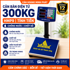 Cân Bàn Điện Tử 300KG HMP9 Chống Nước, Chốt Số