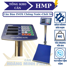 Cân bàn điện tử 300kg HMP9 INOX chống nước. Thương hiệu Cân Hoàng Minh Phát