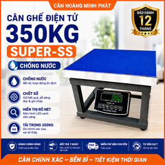 Cân Ghế Điện Tử 350kg SUPER-SS | Chống Nước, Chốt Số, LED Xanh Chính Xác