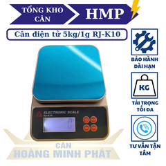 Cân điện tử mini nhà bếp 5KG Chống Nước RJ-K10 Chính xác. Sạc USB