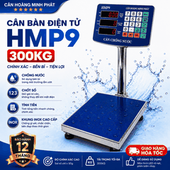 Cân Bàn Điện Tử 300kg HMP9 INOX Chống Nước