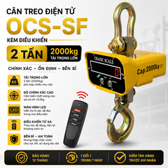 Cân điện tử móc cẩu 2 TẤN 3 TẤN OCS-SF. Kèm điều khiển