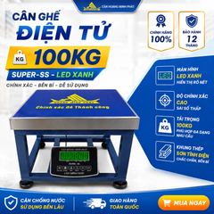 Cân Ghế Điện Tử SUPER-SS 100KG Led Xanh Chống Nước