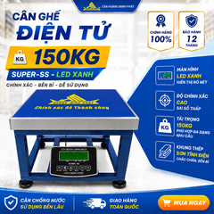 Cân Ghế Điện Tử SUPER-SS 150KG Led Xanh Chống Nước