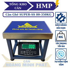 Cân ghế điện tử SUPER-SS 100kg led xanh chống nước. Thương hiệu Cân Hoàng Minh Phát - Khung ghế rẻ