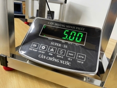 Cân ghế điện tử 150KG Full INOX Chống nước Chốt số SUPER-SS. LED XANH
