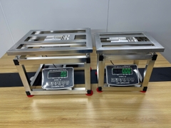 Cân ghế điện tử 150KG Full INOX Chống nước Chốt số SUPER-SS. LED XANH