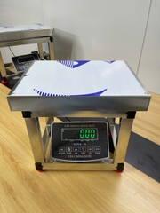 Cân ghế điện tử 100KG Full INOX Chống nước Chốt số SUPER-SS. LED XANH