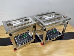 Cân ghế điện tử 200KG Full INOX Chống nước Chốt số SUPER-SS. LED XANH