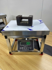 Cân ghế điện tử 350KG Full INOX Chống nước Chốt số SUPER-SS. LED XANH