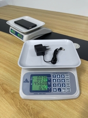 Cân điện tử tính tiền 20KG nhỏ gọn HMS20GT. Thương hiệu CÂN HOÀNG MINH PHÁT. Phím Tiếng VIỆT