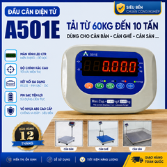 Đầu Cân Điện Tử A501E 60kg–10 Tấn | Dùng Cho Cân Ghế, Cân Bàn, Cân Sàn, Cân Ô Tô